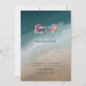 Twee minder vissen in de Zee | Foto-Verloving   Aankondiging (Voorkant)