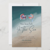 Twee minder vissen in de Zee | Foto Verloving Anno Aankondiging (Voorkant)