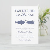 Twee minder vissen in de Zee stelletster Kaart (Staand voorkant)