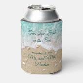 Twee Minder Vissen in het Zee Blikjeskoeler (Blikje Achterkant)