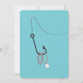 Twee minder vissen in het Zee Bridal Shower Invita Kaart (Achterkant)