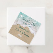 Twee Minder Vissen in het Zee Dank U Bedankjes Labels (In situ)