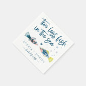 Twee minder vissen in het Zee die luiers wedden Servet (Hoek)