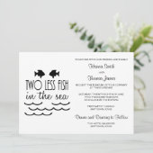 Twee minder vissen in het Zee huwelijk Kaart (Staand voorkant)