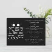 Twee minder vissen in het Zee huwelijk Kaart (Staand voorkant)