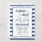 Twee minder vissen in het Zee Nautisch Vrijgezelle Kaart (Voorkant)