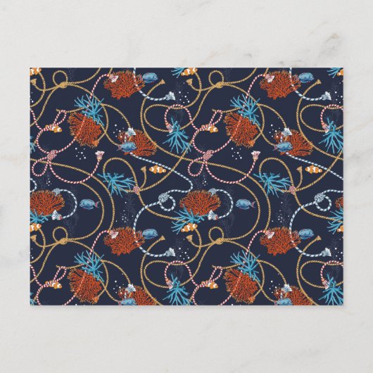 Twee minder vissen in het Zee Photo Engagement Par Uitnodiging Briefkaart (Achterkant)