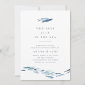 Twee minder vissen in het Zee repetitief diner Kaart (Voorkant)