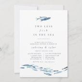 Twee minder vissen in het Zee repetitief diner Kaart (Voorkant)