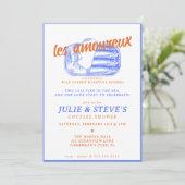 Twee minder vissen in het Zee Sardines Paren Douch Kaart (Staand voorkant)