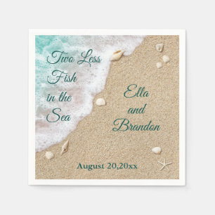 Twee Minder Vissen in het Zee Servet