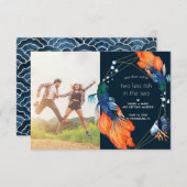 Twee minder Vissen sparen de Kaart van de Datum (Voorkant / Achterkant)