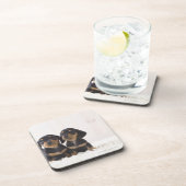 Twee Mini Dachshund-vergaderingen Onderzetter (Rechterzijde)