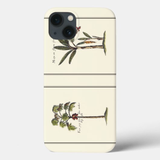 Twee miniaturen met palmbomen Case-Mate iPhone case (Achterkant)