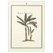 Twee miniaturen met palmbomen klembord (Achterkant)