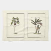 Twee miniaturen met palmbomen theedoek (Horizontaal)