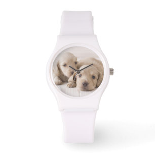 Twee miniatuur dachshunds horloge