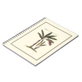 Twee Miniatuur Omlijste Palmboom Bomen Notitieboek (Linkerzijde)