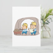 Twee minuten kaart (Staand voorkant)