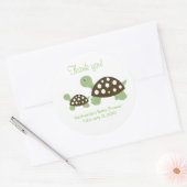 Twee Mod Green Dot Turtles zijn voor Stickers (Envelop)