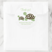 Twee Mod Green Dot Turtles zijn voor Stickers (Tas)