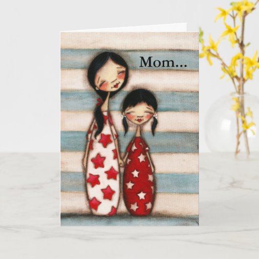 TWEE - Moederdag Kaart (Gele Bloem)