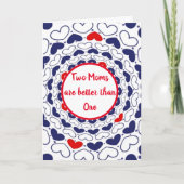 Twee Moederdag-Kaarten Bedankkaart (Voorkant)