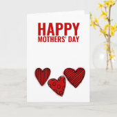 Twee moeders Fijne Gay Moederdag Rood Kaart (Gele Bloem)