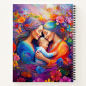 Twee moeders met hun Baby Notitieboek (Achterkant)