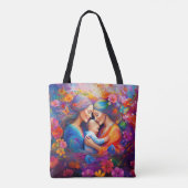 Twee moeders met hun Baby Tote Bag (Achterkant)