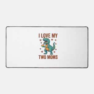 Twee moeders trots dinosaurus vector T-shirt ontwe Bureaumat