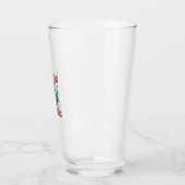 Twee moeders trots dinosaurus vector T-shirt ontwe Glas (Links)