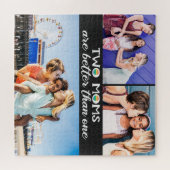 Twee moeders zijn beter dan één foto van moederdag legpuzzel (Horizontaal)