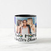 Twee moeders zijn beter dan één foto van moederdag mok (Midden)