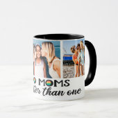 Twee moeders zijn beter dan één foto van moederdag mok (Voorkant rechts)
