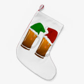 Twee Mokken van Christmas Beer Cheer Kleine Kerstsok (Voorkant (Hangend))