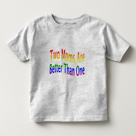 Twee momen beter (regenboog) kinder shirts (Voorkant)