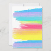 Twee Moms Rainbow Beauful Lesbian Baby shower Kaart (Achterkant)