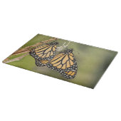 Twee Monarch Butterfly's Cutting Board Snijplank (Hoek)