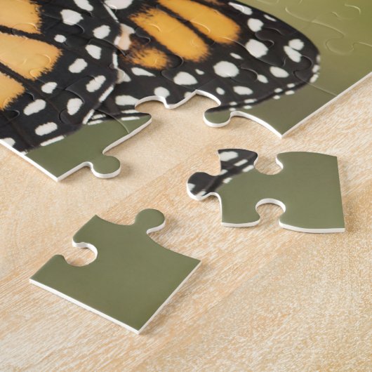 Twee Monarch Butterfly's Puzzle Legpuzzel (Zijkant)