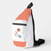 twee monden sling bag (Rechterhoek)