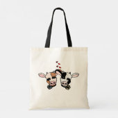 Twee Moo Koeien Tote Bag (Achterkant)
