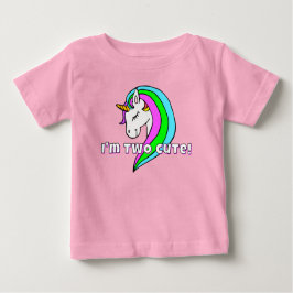 Twee Mooie Regenboog Eenhoorn Peuter T-Shirt