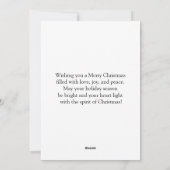 Twee Mooie Schapen Feestdagenkaart (Achterkant)