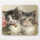 Twee mooie Victoriaans kittens. Muismat (Voorkant)