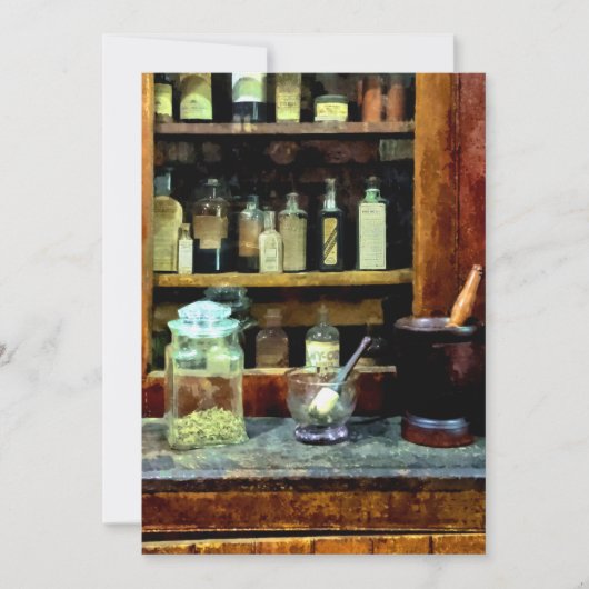 Twee Mortar en Pestles en Glass Jar (Voorkant)