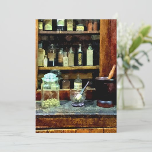 Twee Mortar en Pestles en Glass Jar (Staand voorkant)