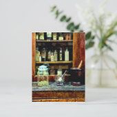 Twee Mortar en Pestles en Glass Jar Briefkaart (Staand voorkant)