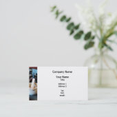 Twee Mortar en Pestles in Lab Visitekaartje (Staand voorkant)