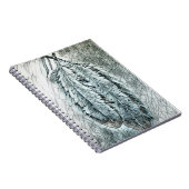 Twee Mosaic Eagle Feathers Notitieboek (Rechterzijde)